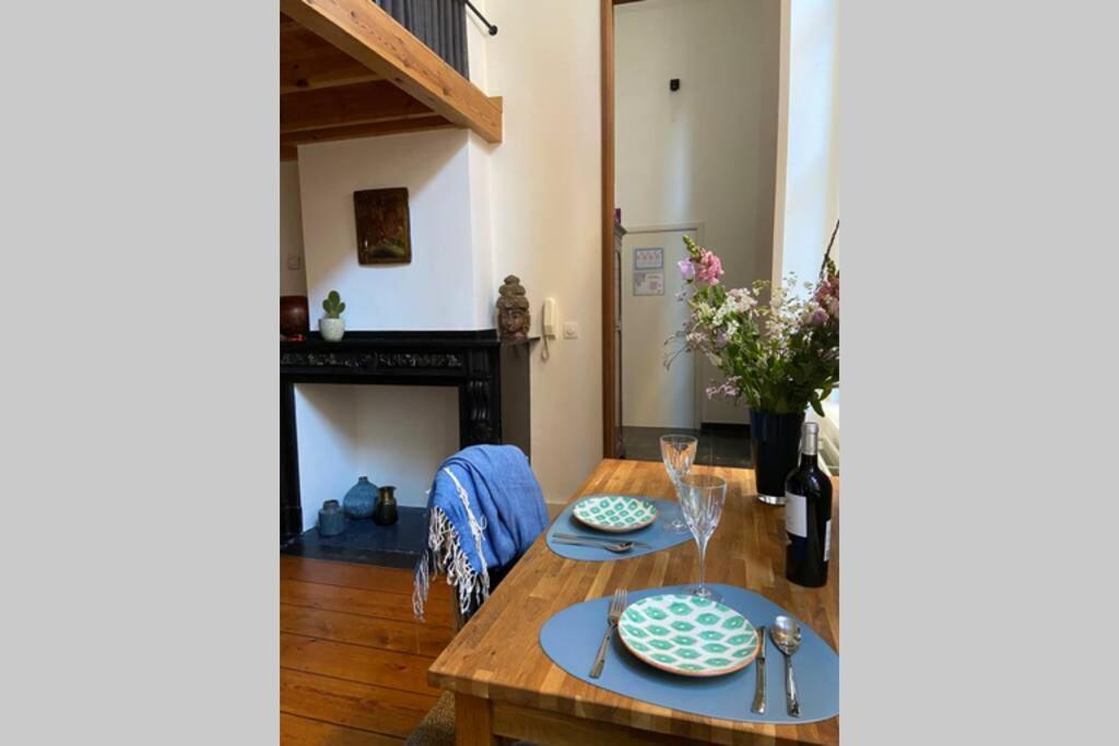 Duplex In Historical Centre With Private Courtyard Apartment แอนต์เวิร์ป ภายนอก รูปภาพ