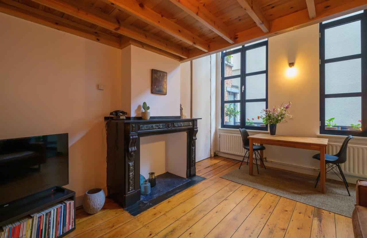 Duplex In Historical Centre With Private Courtyard Apartment แอนต์เวิร์ป ภายนอก รูปภาพ